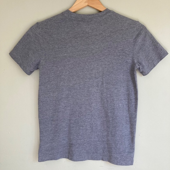 Cat & Jack Emoji Boys T-Shirt Size M (8-10) Grey with Sequin Smiley Face - Picture 2 of 5